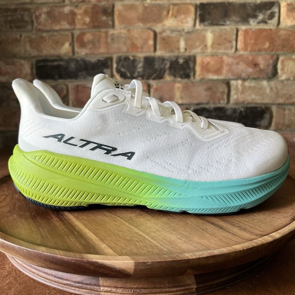 Altra Experience Flow 2 Mens 7.5 Women's 9 White Green Running Shoes Sneakers - Picture 4 of 16